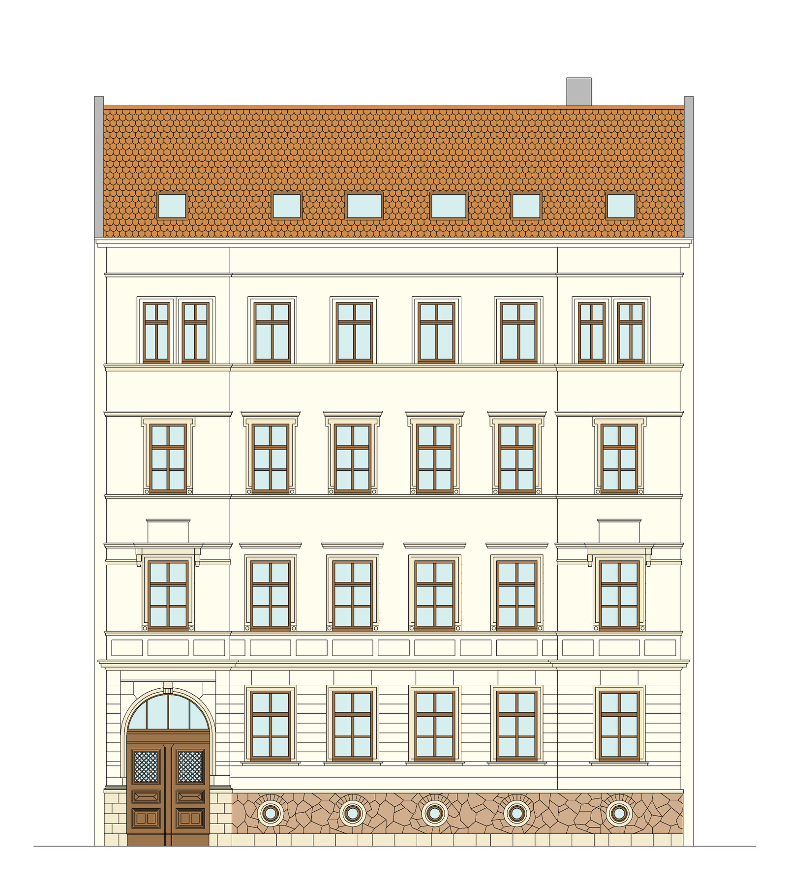 Umbau eines Dachgeschosses in einem denkmalgeschützen Haus in der Leibnizstraße, Leipzig